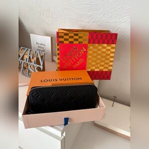 Louis Vuitton Black Clémence Wallet